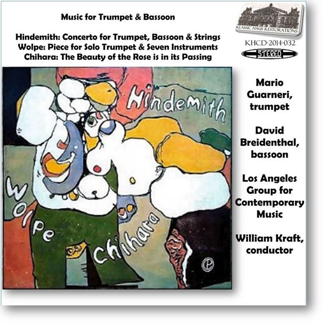 KHCD-2014-032 - Music for Trumpet & Bassoon - Click to go to view/purchase page