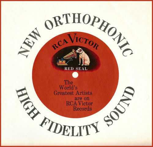 RCA Victor LP inner sleeve 